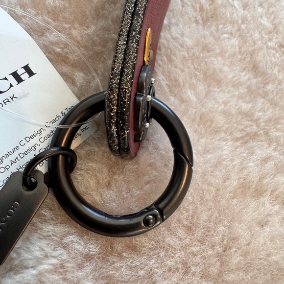 Coach Tea Rose Key Loop - Picture 5 of 6